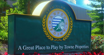 The Club at Harper's Point Tennis Club and Gym Outdoor Signage